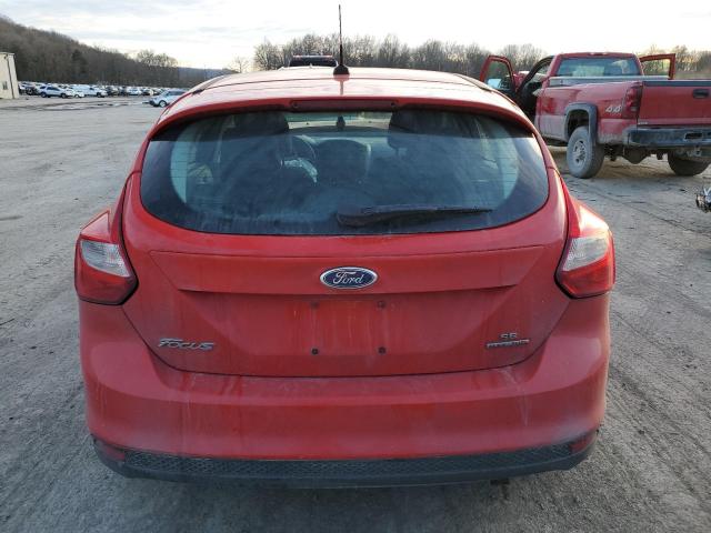 1FADP3K21EL295067 - 2014 FORD FOCUS SE RED photo 6