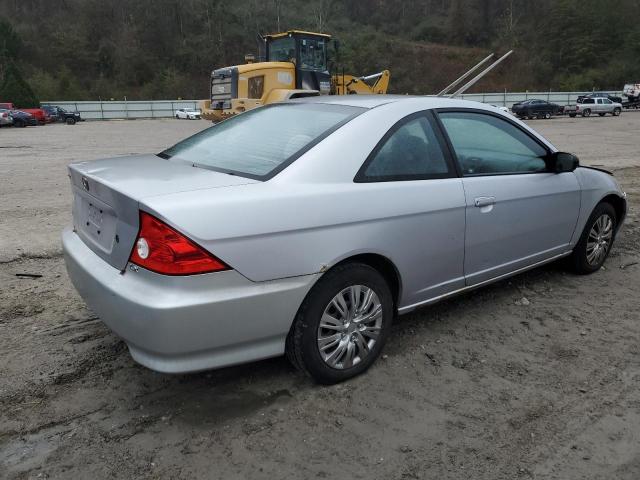 1HGEM22524L001803 - 2004 HONDA CIVIC LX SILVER photo 3
