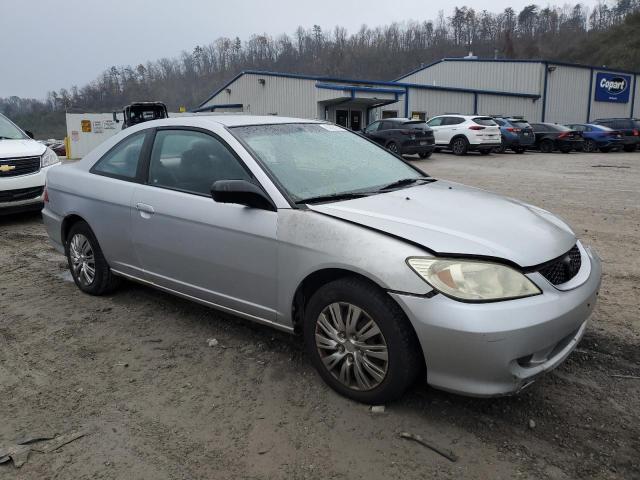 1HGEM22524L001803 - 2004 HONDA CIVIC LX SILVER photo 4