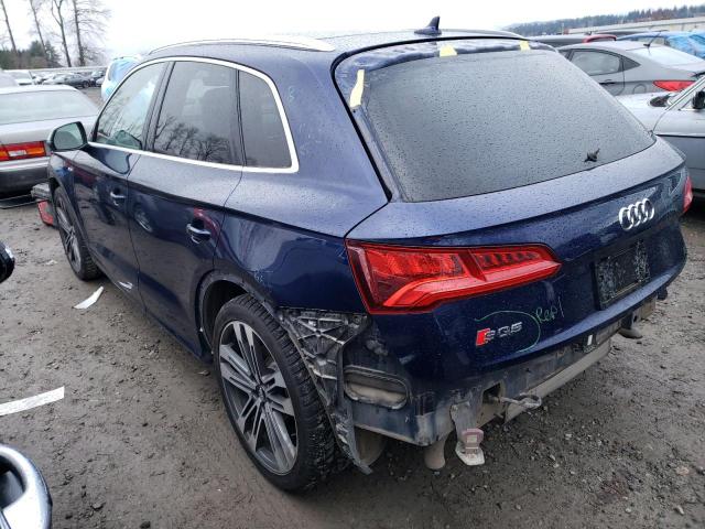 WA1C4AFY3J2083301 - 2018 AUDI SQ5 PRESTIGE 蓝色 照片 2