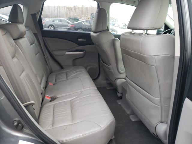 2HKRM4H77DH665443 - 2013 HONDA CR-V EXL GRAY photo 10