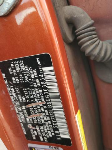 5XYZU3LB6GG363854 - 2016 HYUNDAI SANTA FE S ORANGE photo 13