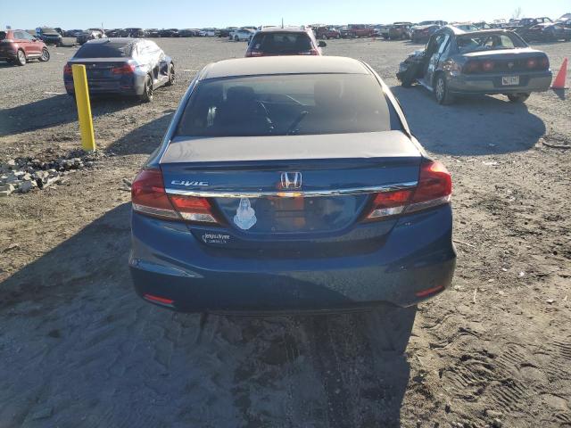 19XFB2F59EE082988 - 2014 HONDA CIVIC LX BLUE photo 6