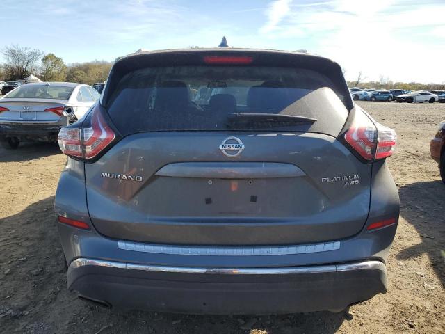 5N1AZ2MH6HN145592 - 2017 NISSAN MURANO S GRAY photo 6