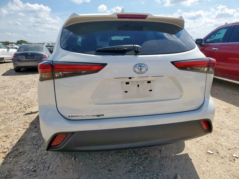 5TDCZRAH1MS069231 - 2021 TOYOTA HIGHLANDER L WHITE photo 6
