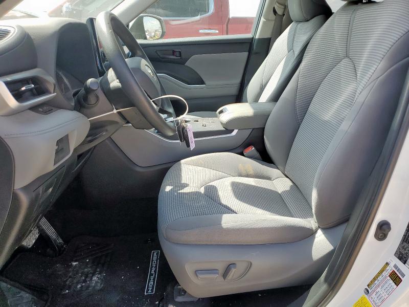 5TDCZRAH1MS069231 - 2021 TOYOTA HIGHLANDER L WHITE photo 7