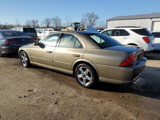 1LNHM87A32Y709459 - 2002 LINCOLN LS TAN photo 2