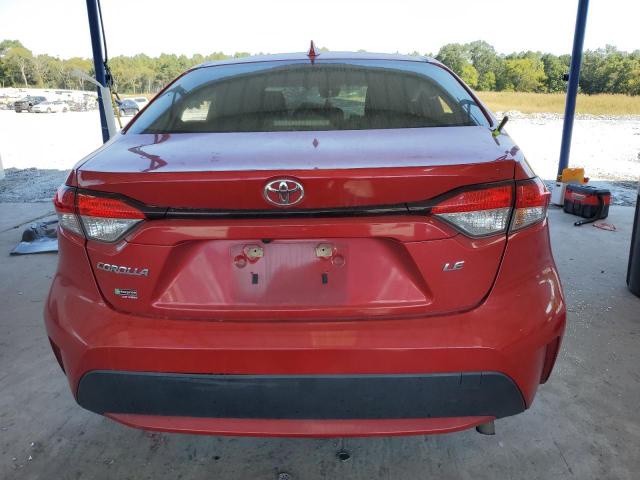 JTDEPRAE6LJ044972 - 2020 TOYOTA COROLLA LE RED photo 6