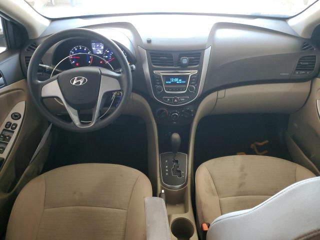 KMHCT4AEXFU924805 - 2015 HYUNDAI ACCENT GLS WHITE photo 8