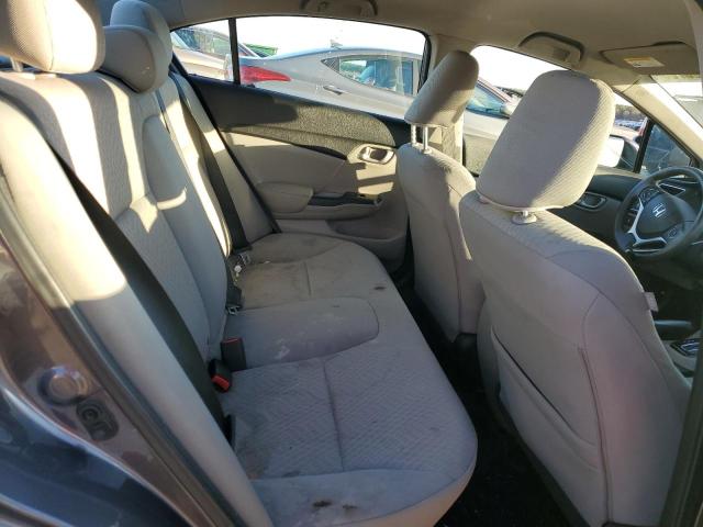 19XFB2F51EE036832 - 2014 HONDA CIVIC LX GRAY photo 10