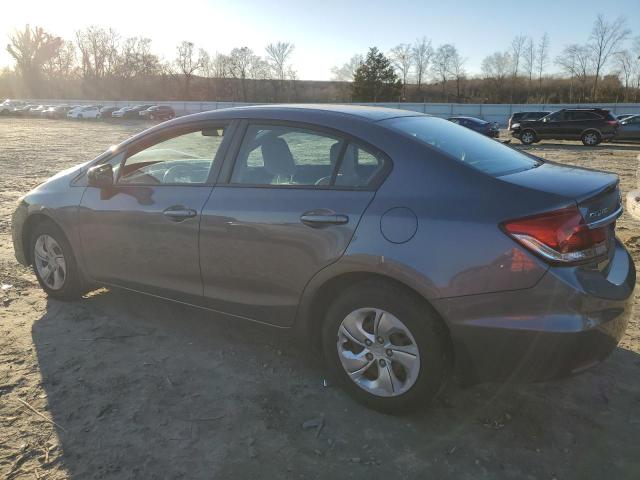 19XFB2F51EE036832 - 2014 HONDA CIVIC LX GRAY photo 2