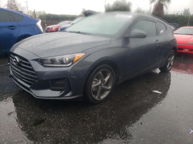 KMHTG6AF1KU018285 - 2019 HYUNDAI VELOSTER BASE CHARCOAL photo 1