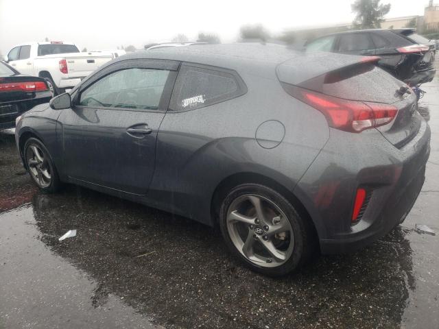 KMHTG6AF1KU018285 - 2019 HYUNDAI VELOSTER BASE CHARCOAL photo 2