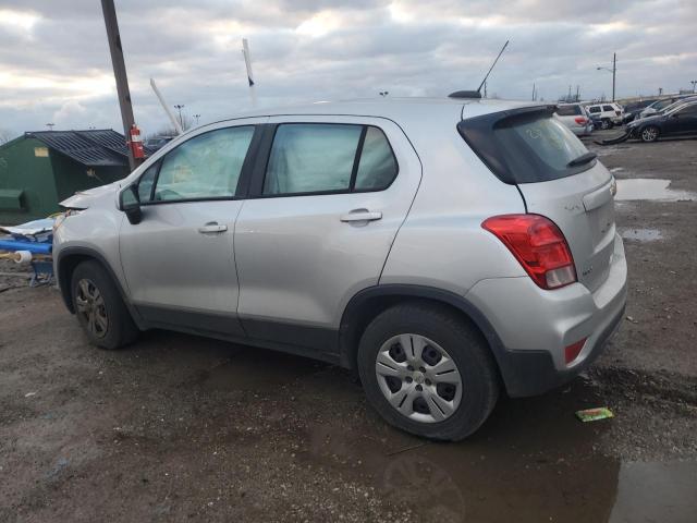 3GNCJKSB3JL289908 - 2018 CHEVROLET TRAX LS SILVER photo 2