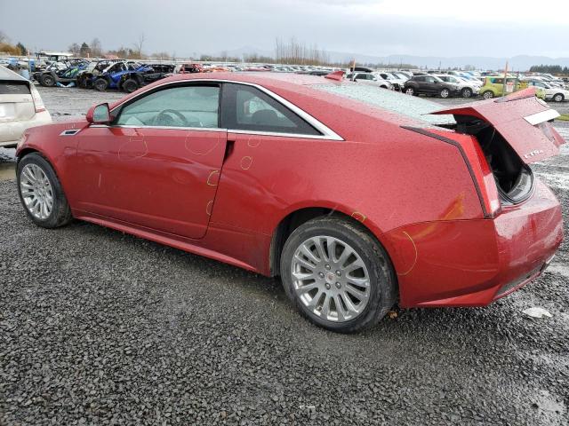 1G6DH1E38E0128242 - 2014 CADILLAC CTS PREMIUM COLLECTION RED photo 2