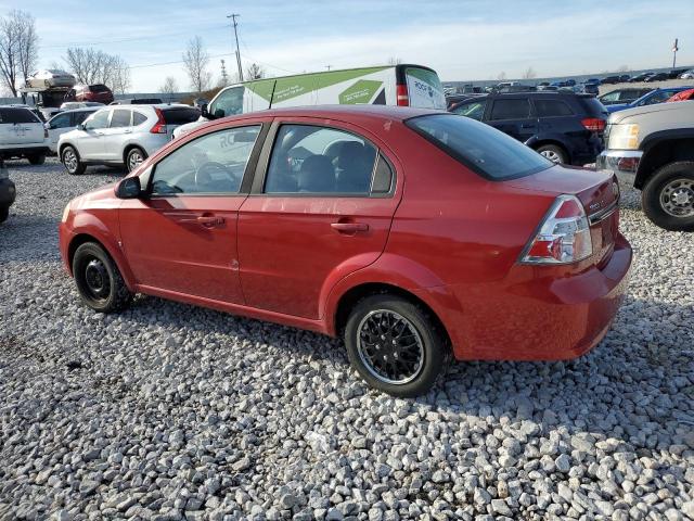 KL1TD56E19B391685 - 2009 CHEVROLET AVEO LS Bordo foto 2