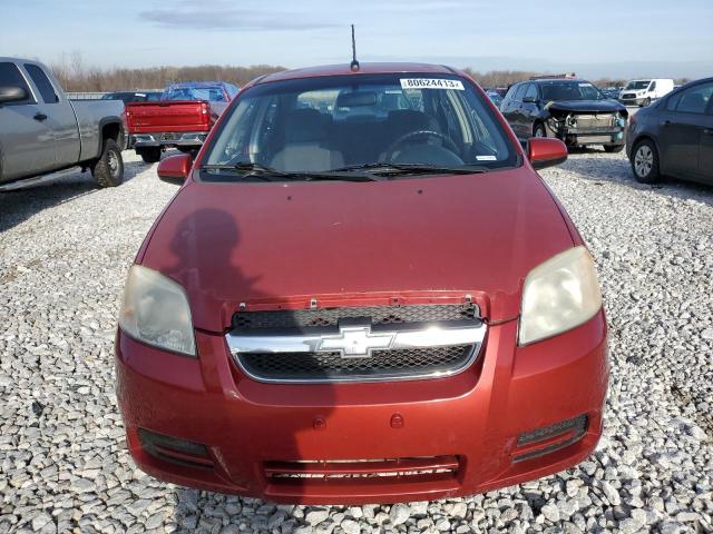 KL1TD56E19B391685 - 2009 CHEVROLET AVEO LS Bordo foto 5