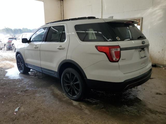 1FM5K7D89HGD78163 - 2017 FORD EXPLORER XLT WHITE photo 2