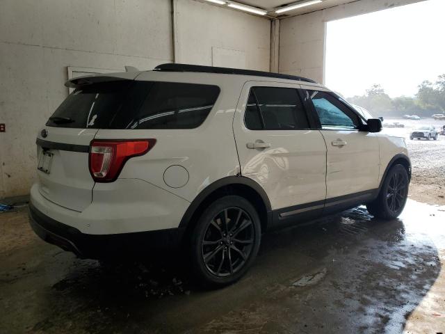 1FM5K7D89HGD78163 - 2017 FORD EXPLORER XLT WHITE photo 3