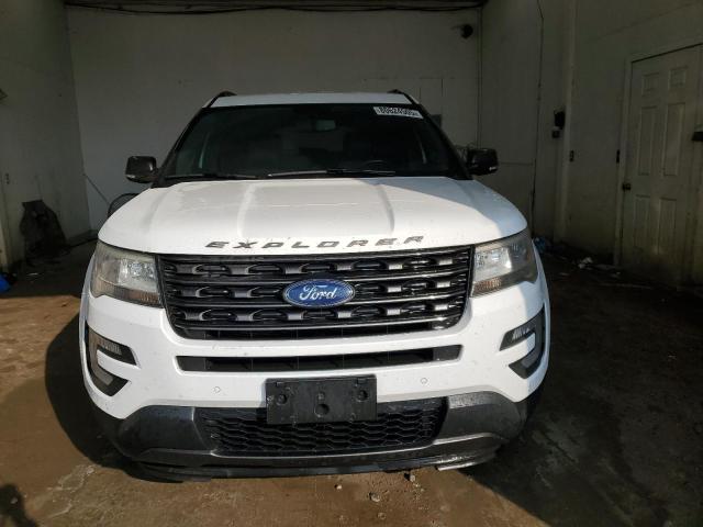 1FM5K7D89HGD78163 - 2017 FORD EXPLORER XLT WHITE photo 5
