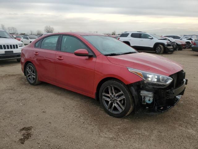 3KPF34AD7KE028821 - 2019 KIA FORTE GT LINE RED photo 4