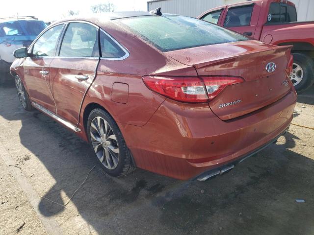 5NPE34AB4FH117967 - 2015 HYUNDAI SONATA SPORT ORANGE photo 2