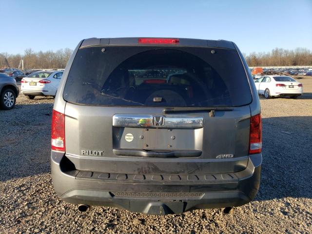 5FNYF4H44DB015205 - 2013 HONDA PILOT EX GRAY photo 6