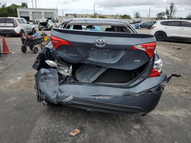 2T1BURHE4KC218078 - 2019 TOYOTA COROLLA L رمادي صورة 6