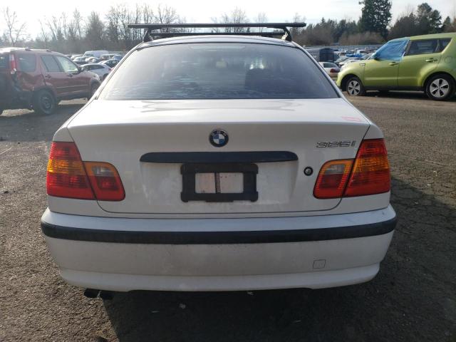 WBAEV33412KL70580 - 2002 BMW 325 I WHITE photo 6