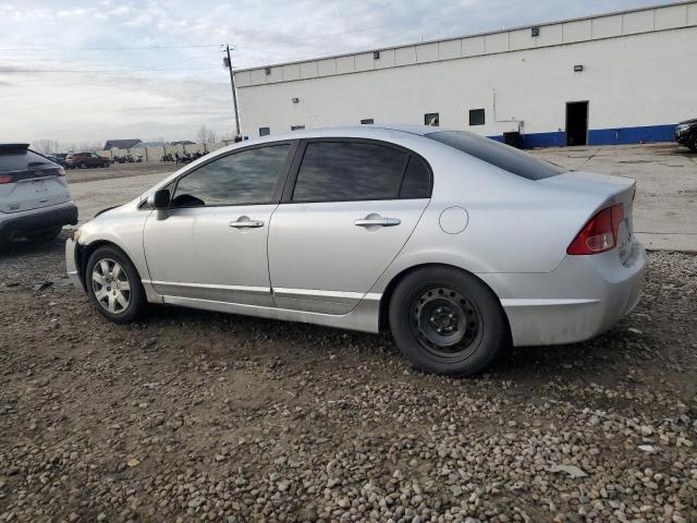 1HGFA16596L153274 - 2006 HONDA CIVIC LX SILVER photo 2