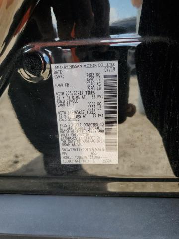 5N1AT2MT7KC845565 - 2019 NISSAN ROGUE S BLACK photo 23