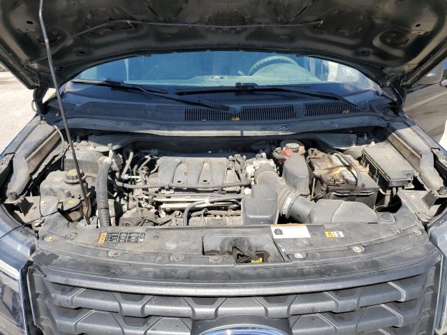 1FM5K8AR1GGA08083 - 2016 FORD EXPLORER POLICE INTERCEPTOR Siyah fotoğraf 12