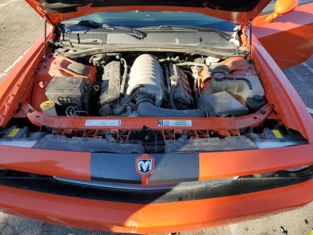 2B3LJ74W48H290964 - 2008 DODGE CHALLENGER SRT-8 ORANGE photo 11