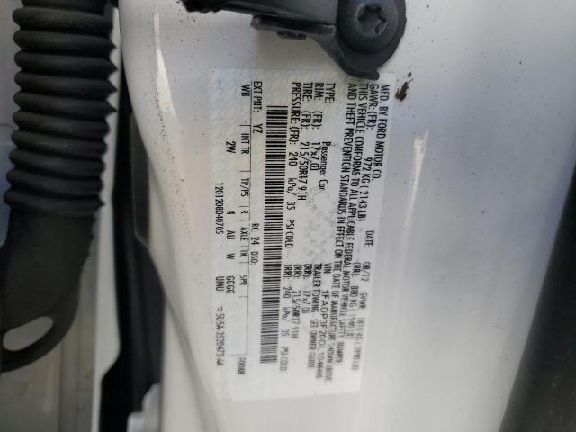 1FADP3F20DL104666 - 2013 FORD FOCUS SE WHITE photo 12