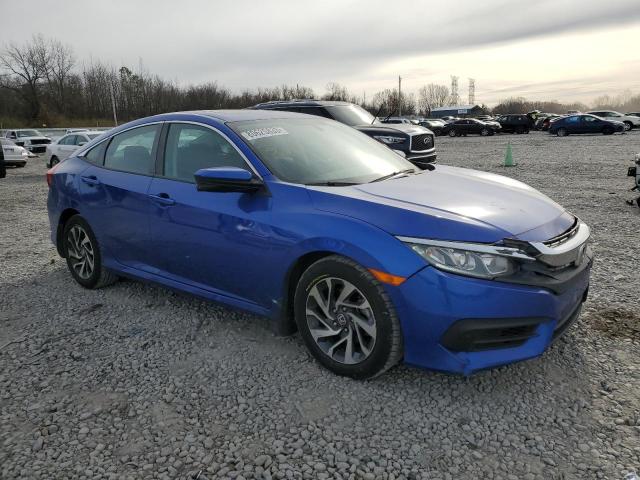 19XFC2F70HE038980 - 2017 HONDA CIVIC EX BLUE photo 4