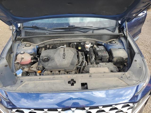 5NMS6DAJ7MH317401 - 2021 HYUNDAI SANTA FE SEL BLUE photo 12