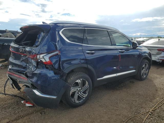 5NMS6DAJ7MH317401 - 2021 HYUNDAI SANTA FE SEL BLUE photo 3