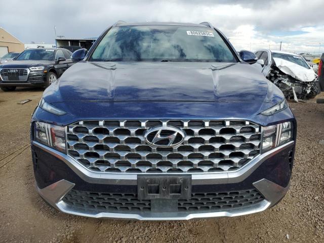 5NMS6DAJ7MH317401 - 2021 HYUNDAI SANTA FE SEL BLUE photo 5