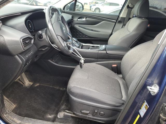 5NMS6DAJ7MH317401 - 2021 HYUNDAI SANTA FE SEL BLUE photo 7