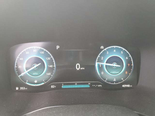 5NMS6DAJ7MH317401 - 2021 HYUNDAI SANTA FE SEL BLUE photo 9