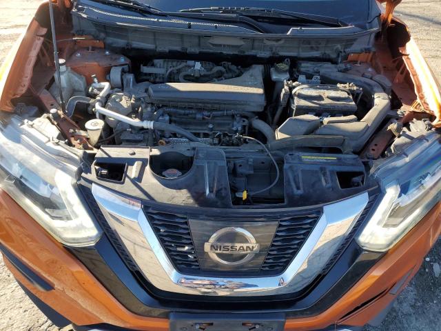 JN8AT2MV4HW013926 - 2017 NISSAN ROGUE S ORANGE photo 12