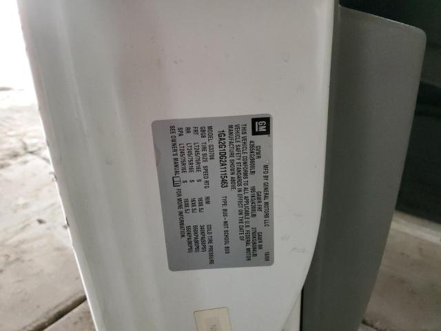 1GA2G1DG2A1115463 - 2010 CHEVROLET EXPRESS G3 LT WHITE photo 13