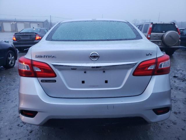 3N1AB7AP0HY410546 - 2017 NISSAN SENTRA S SILVER photo 6