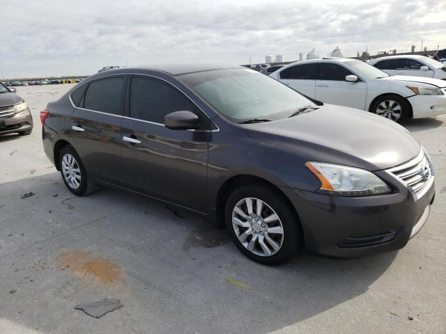 3N1AB7AP6FY245972 - 2015 NISSAN SENTRA S GRAY photo 4