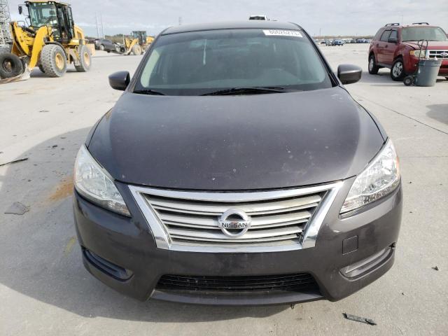 3N1AB7AP6FY245972 - 2015 NISSAN SENTRA S GRAY photo 5