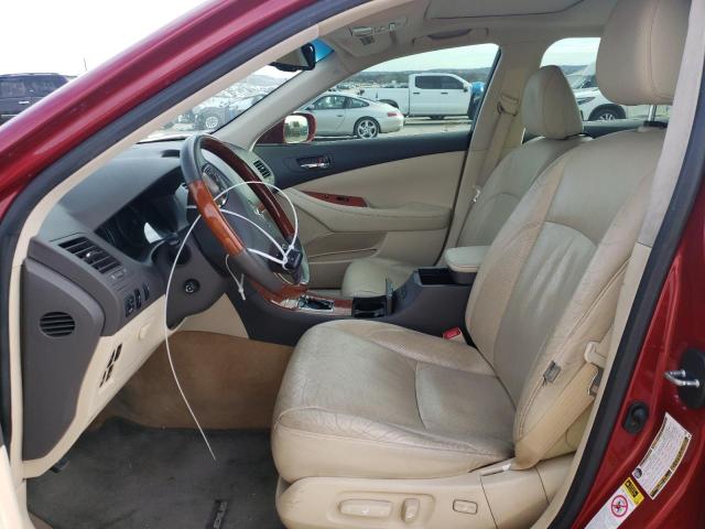 JTHBK1EG8A2354481 - 2010 LEXUS ES 350 MAROON photo 7