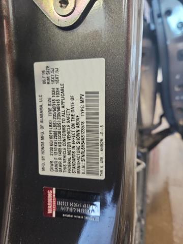 5FNRL6H54KB123578 - 2019 HONDA ODYSSEY EX Gris foto 14