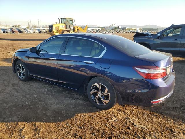 1HGCR2F31HA160279 - 2017 HONDA ACCORD LX BLUE photo 2