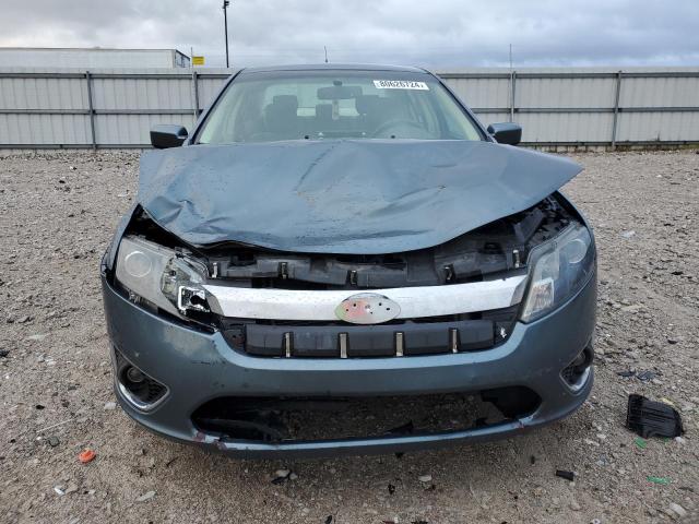 3FAHP0JA7CR219294 - 2012 FORD FUSION SEL BLUE photo 5