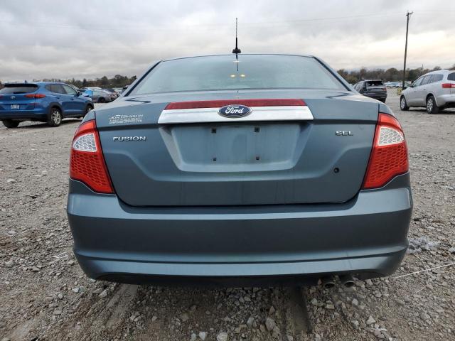 3FAHP0JA7CR219294 - 2012 FORD FUSION SEL BLUE photo 6